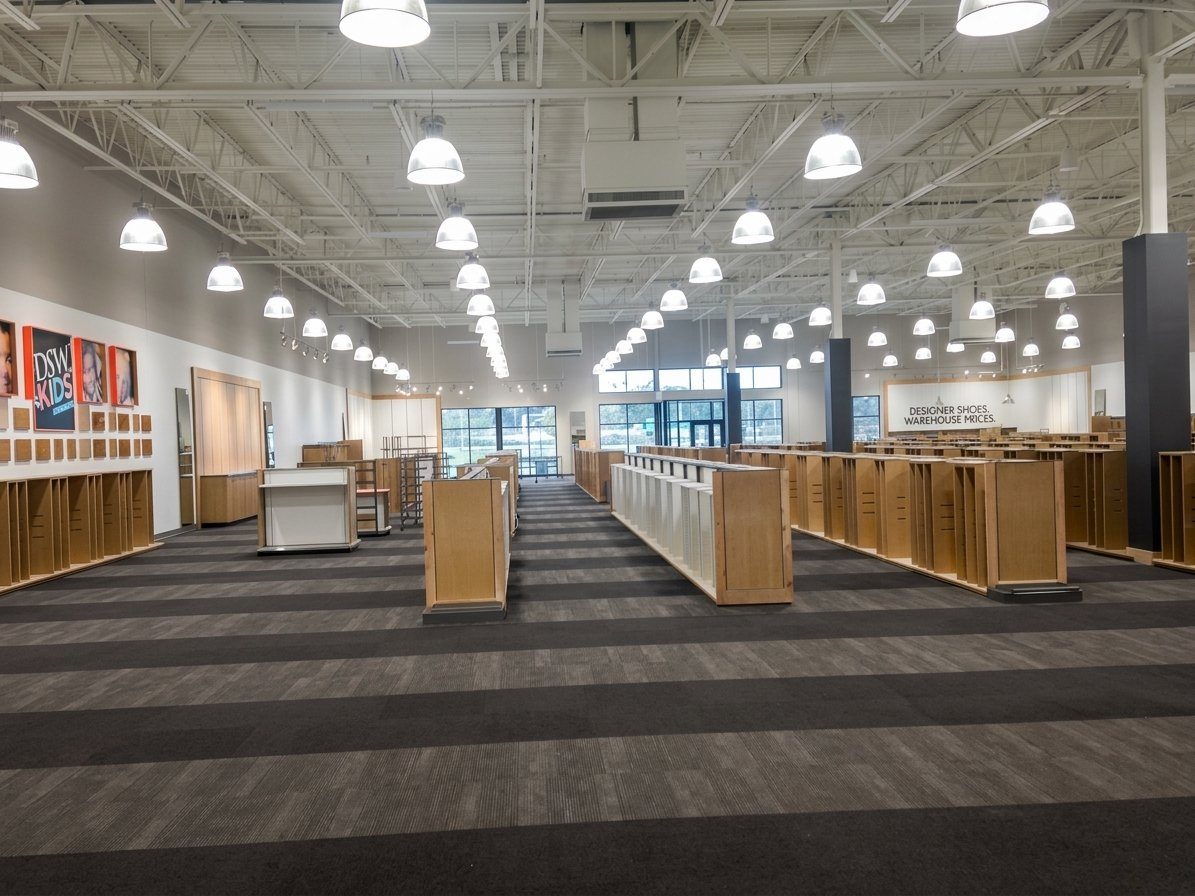 DSW retail interior, Trexlertown, PA